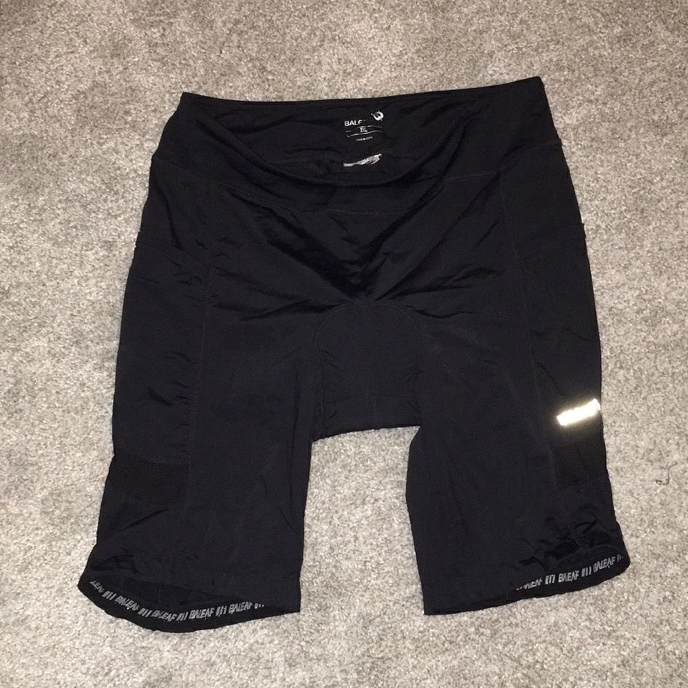 Womens Pink Seat Black Baleaf Stretch Cycling Road bike racing shorts XXL